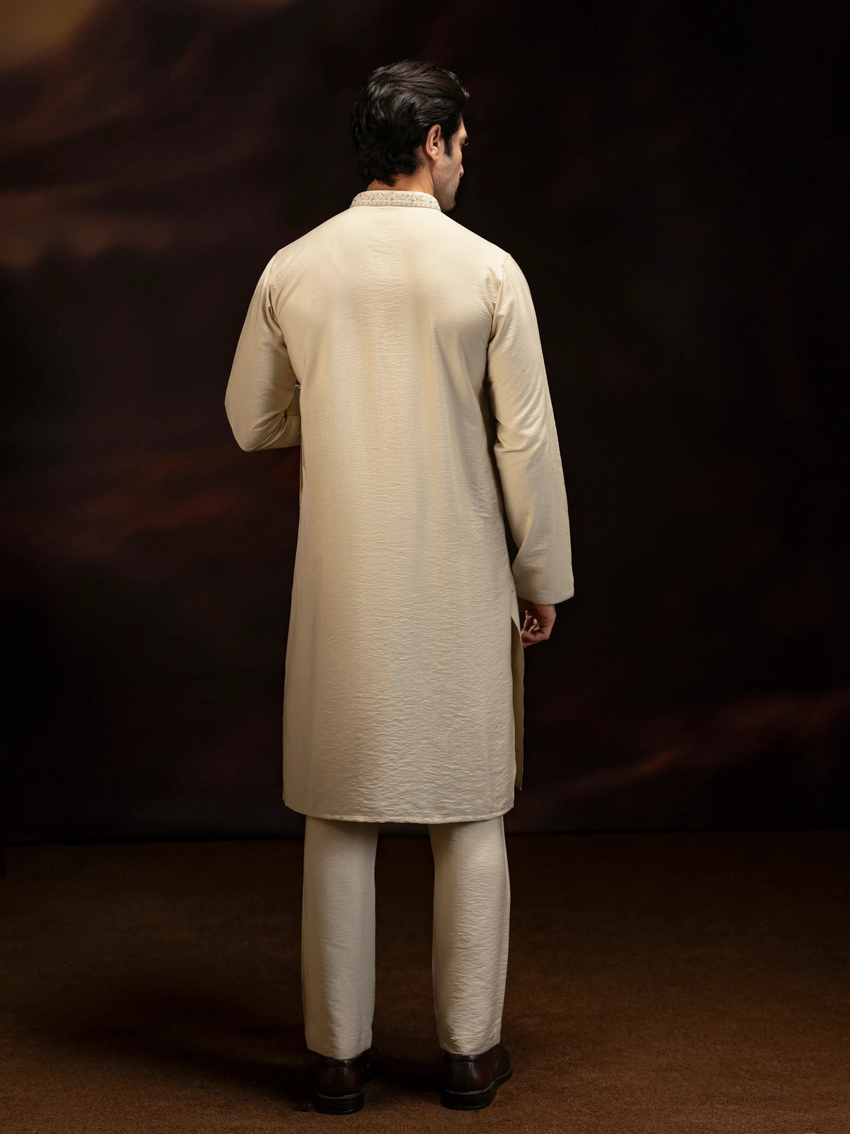 Embroidered Viscose Kurta Pajama - ECMTKP6-030