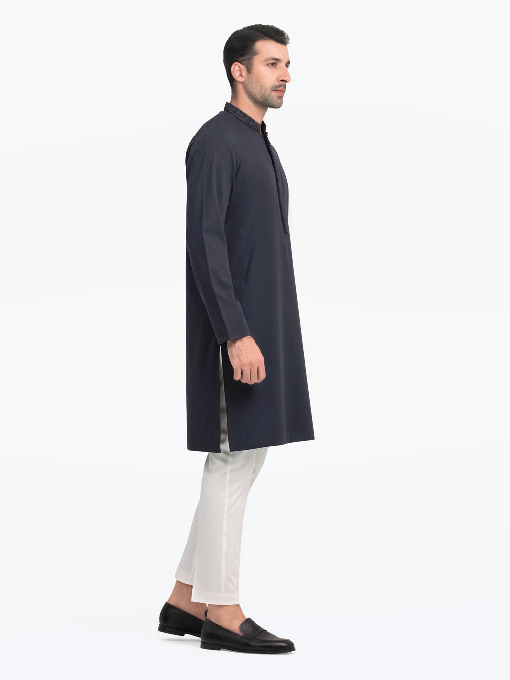 Embroidered Dobby Kurta - EMTK5-99545