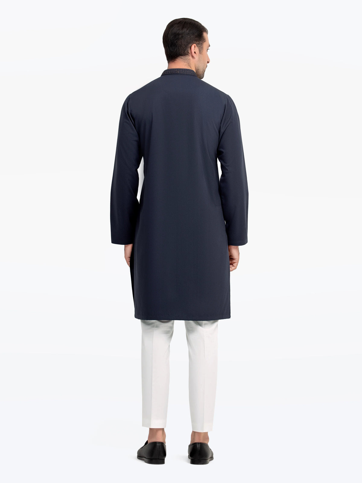 Embroidered Dobby Kurta - EMTK5-99545