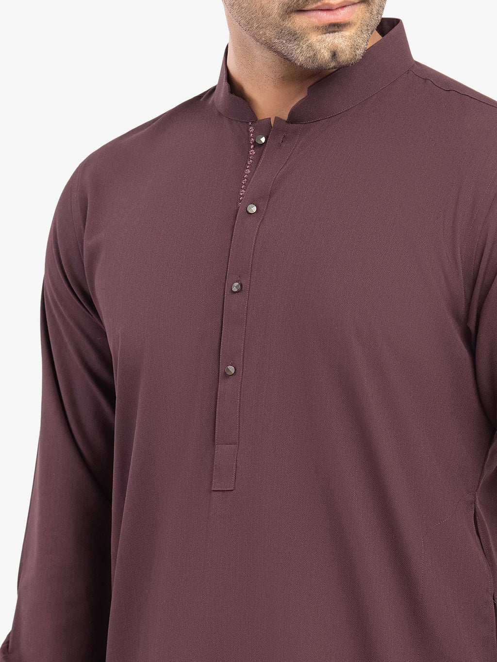 Embroidered Dobby Kurta Pajama - EMTKPT5-079