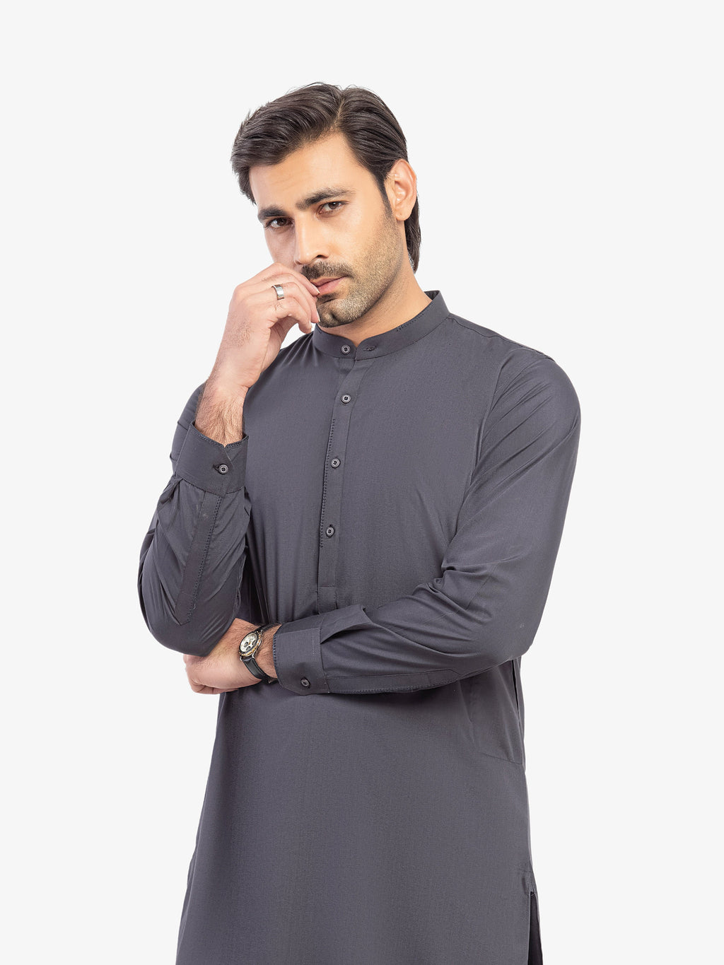 Embroidered Blended Kurta Pajama - EMTKPT5-083