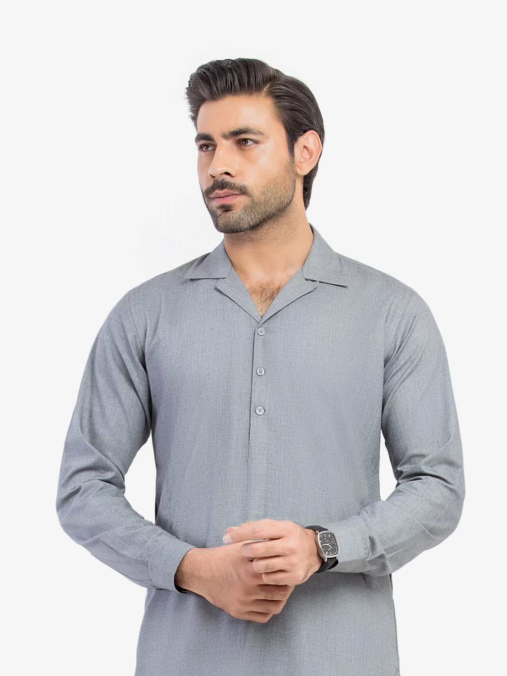 Embroidered Blended Kurta Pajama - EMTKPT5-087