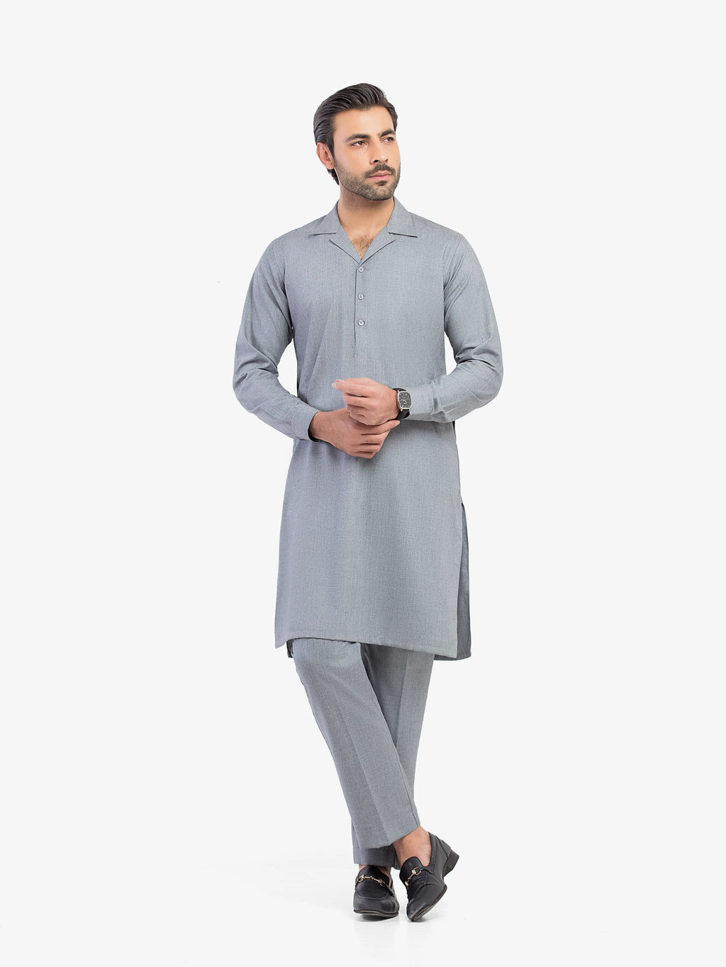 Embroidered Blended Kurta Pajama - EMTKPT5-087