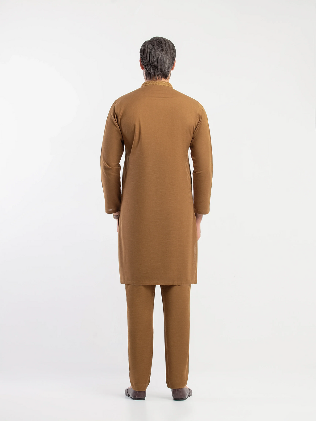 Embroidered Khaddar Kurta Pajama - EMTKPT5-089