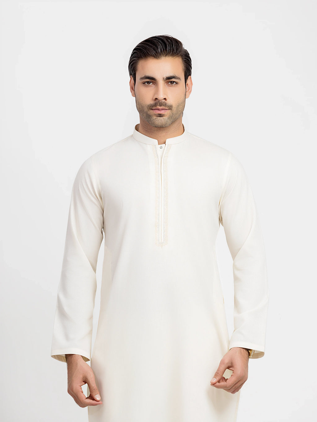 Embroidered Blended Kurta Pajama - EMTKPT5-099