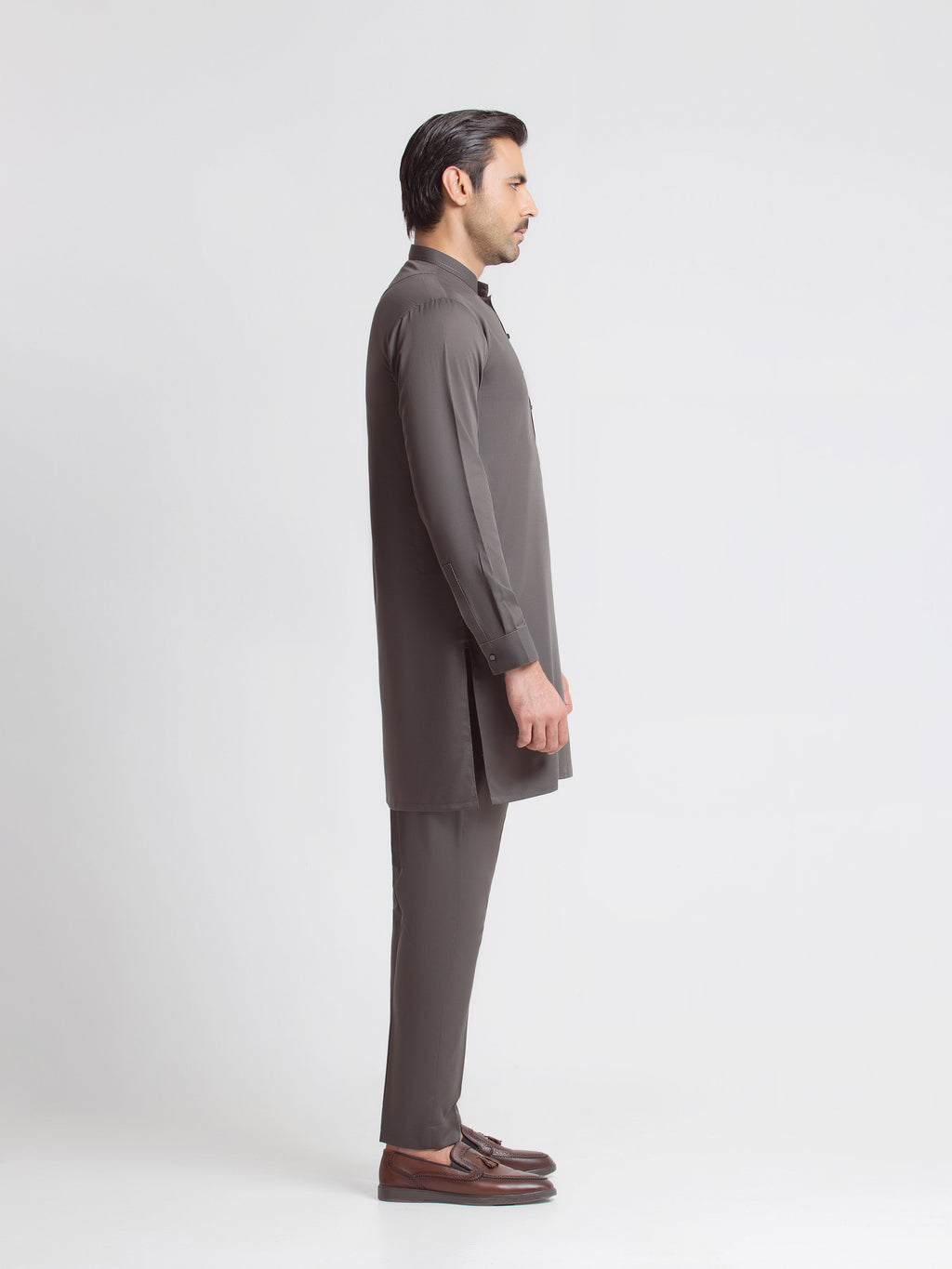 Embroidered Dobby Kurta Pajama - EMTKPT6-109