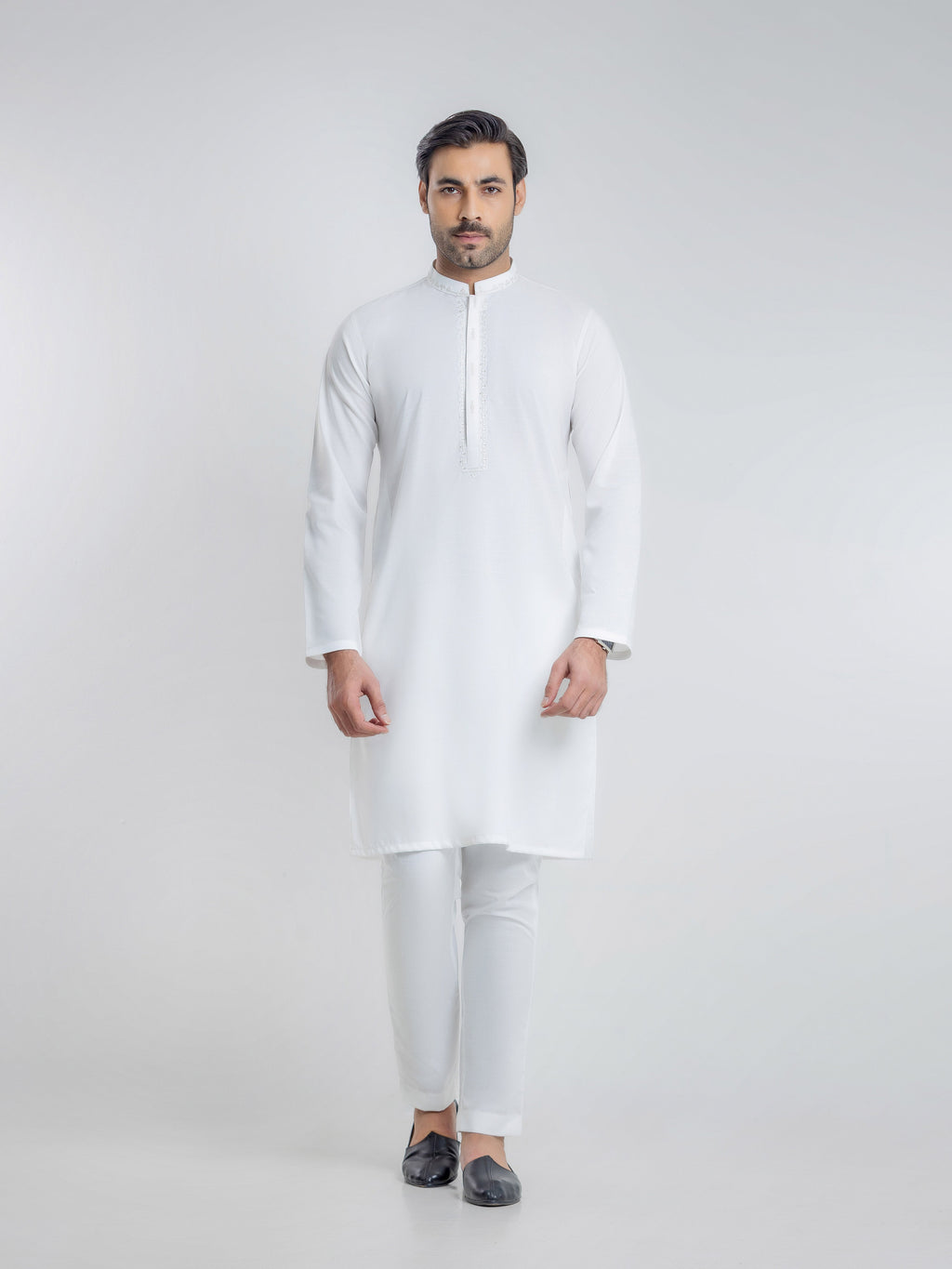 Embroidered Blended Kurta Pajama - EMTKPT6-114