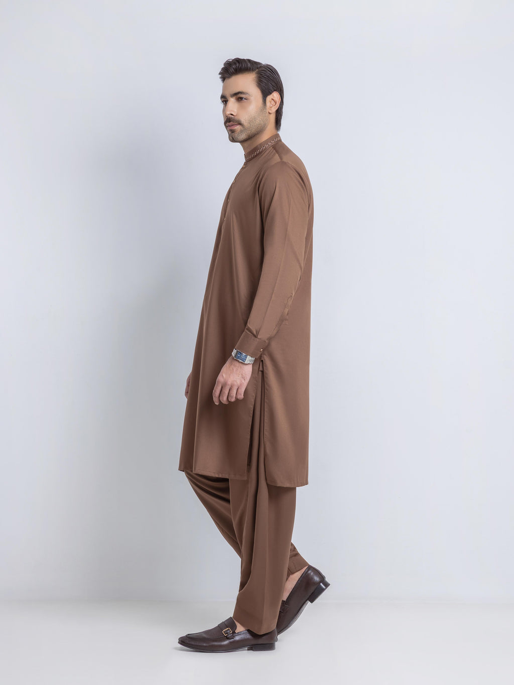 Embroidered Dobby Shalwar Kameez - EMTKS6-41272