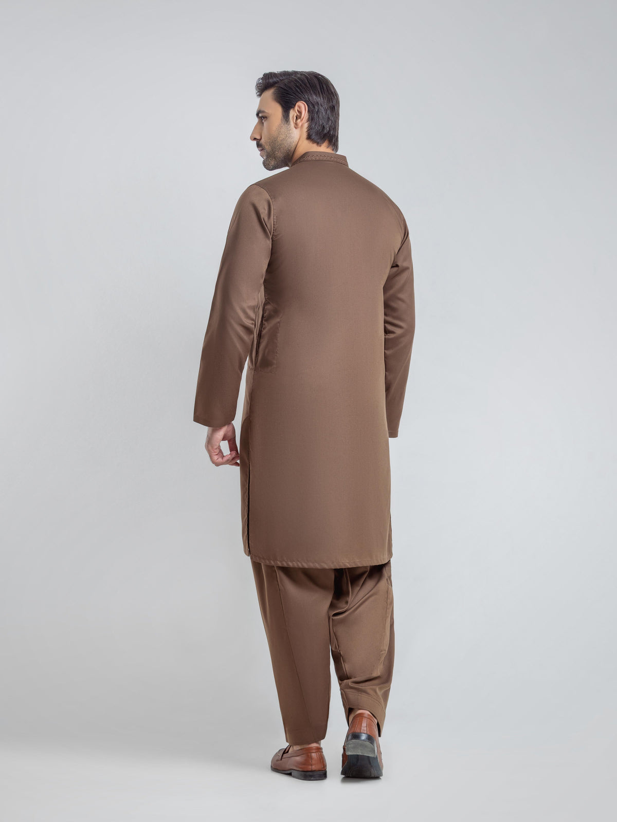 Embroidered Dobby Shalwar Kameez - EMTKS6-41281