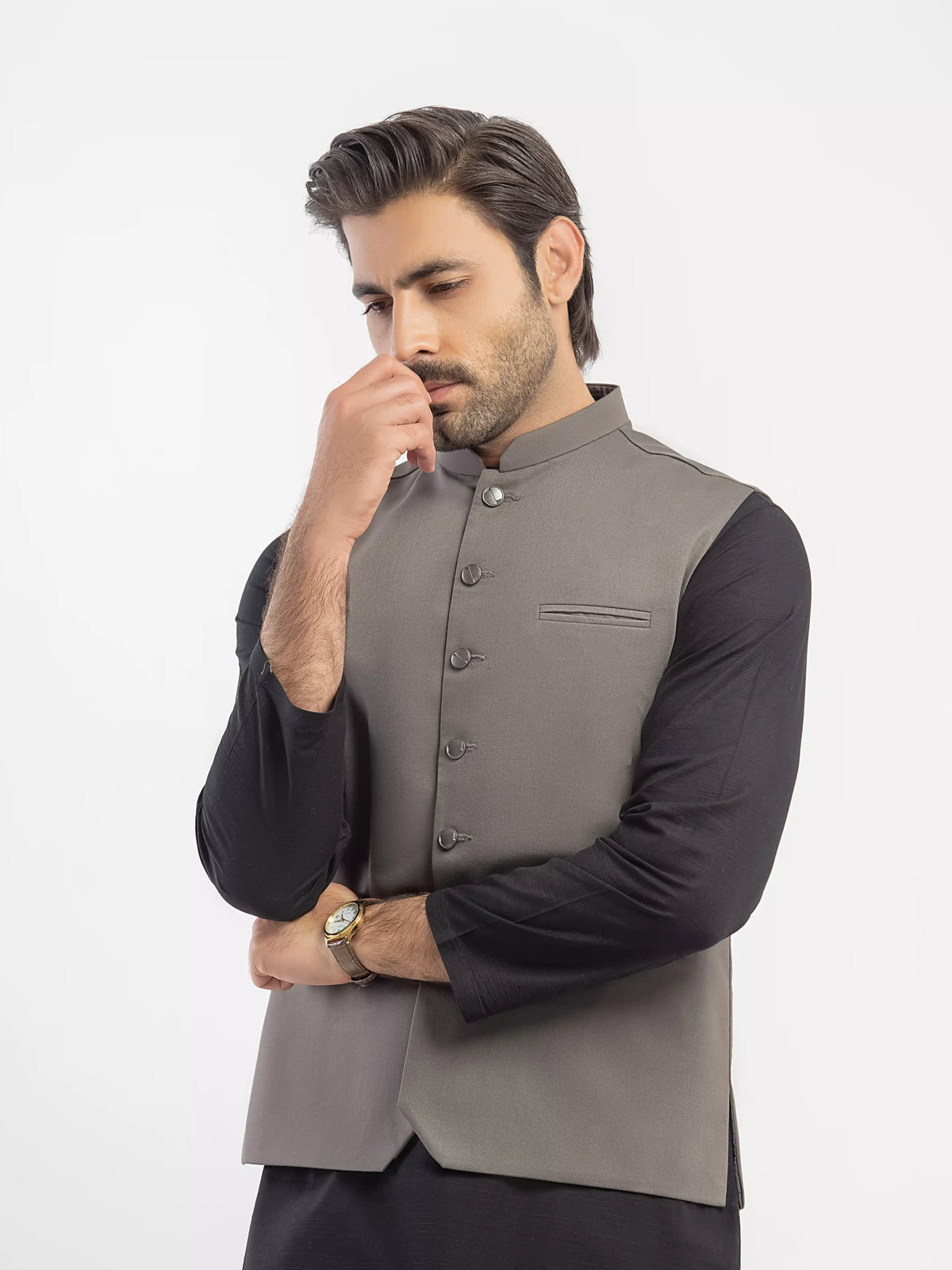 Plain Waistcoat - EMTWCP5-35942