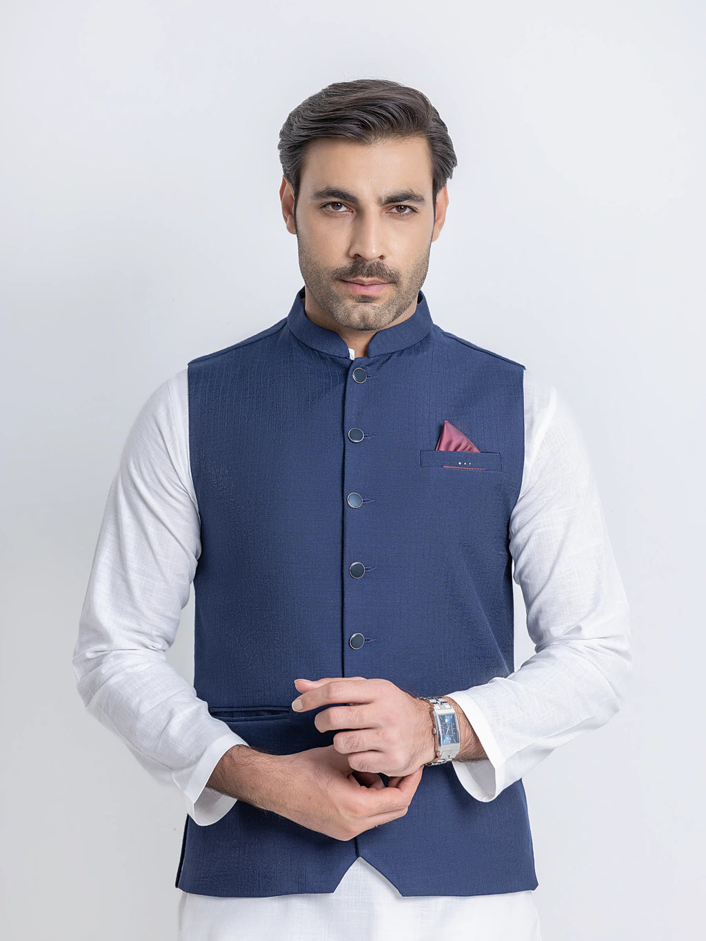 Plain Viscose Waistcoat - EMTWCP6-36014