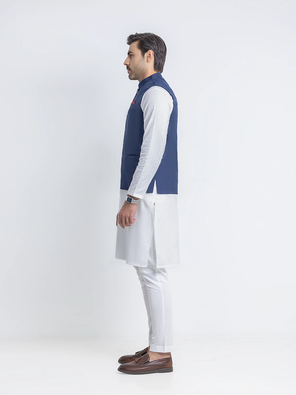 Plain Viscose Waistcoat - EMTWCP6-36014