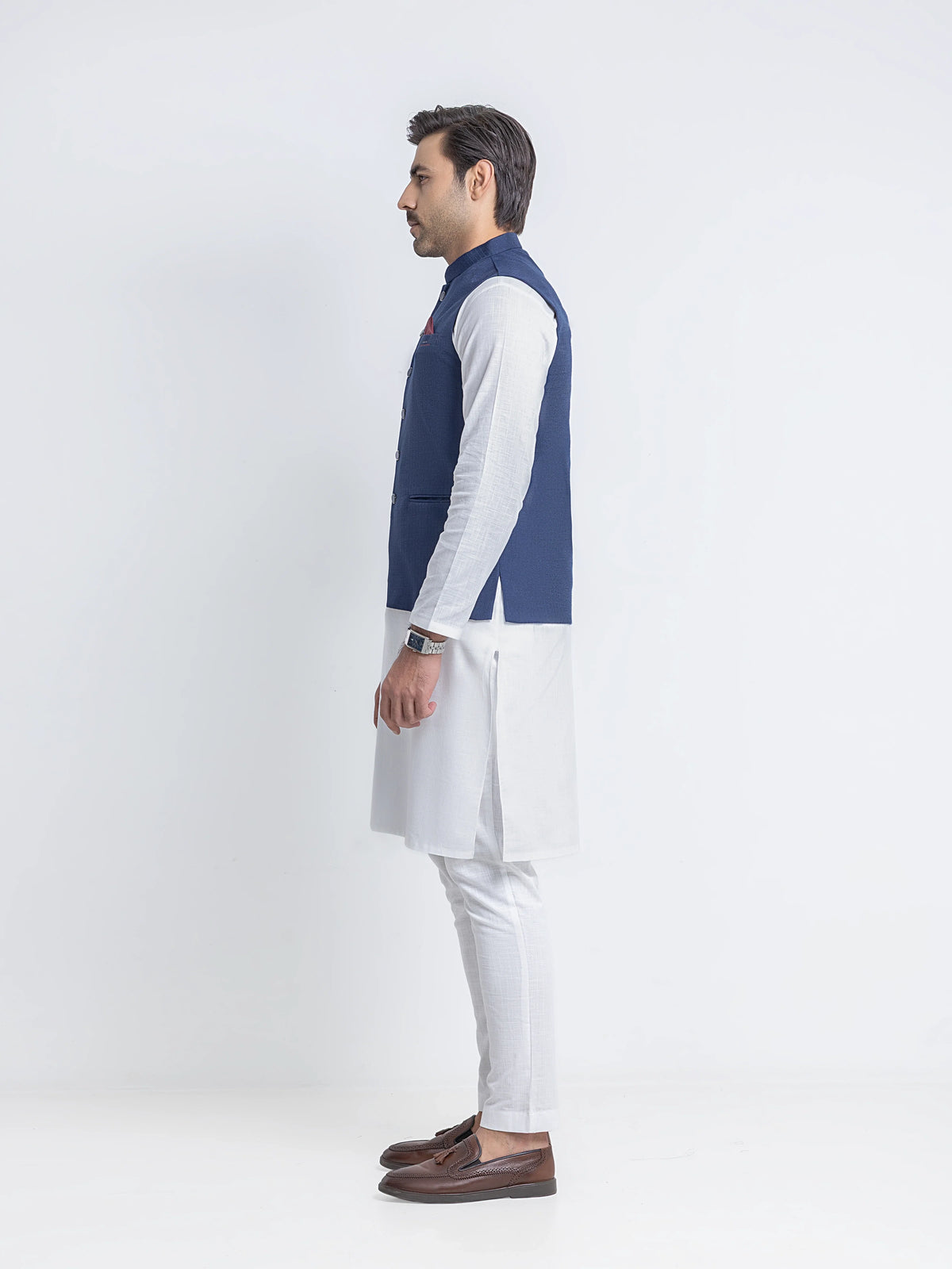 Plain Viscose Waistcoat - EMTWCP6-36014