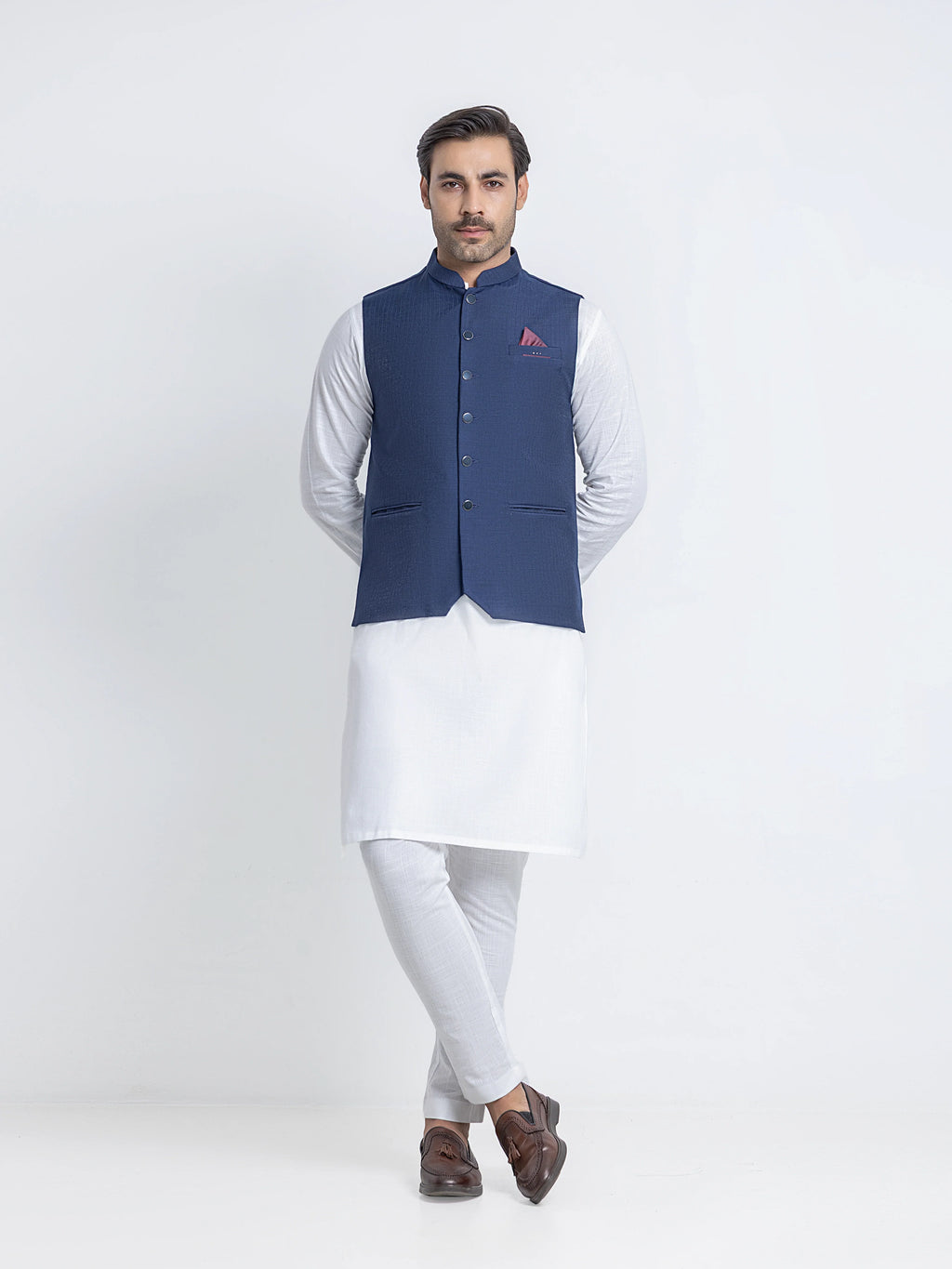 Plain Viscose Waistcoat - EMTWCP6-36014