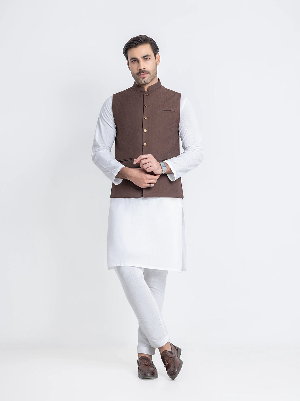 Plain Viscose Waistcoat - EMTWCP6-36015