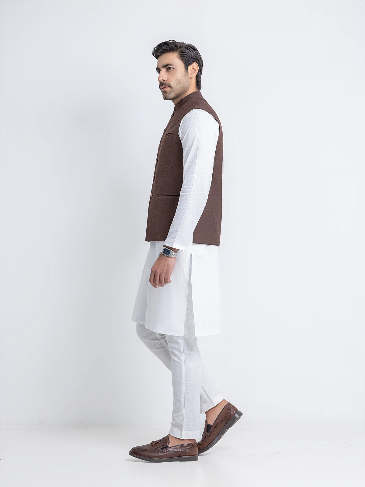 Plain Viscose Waistcoat - EMTWCP6-36015