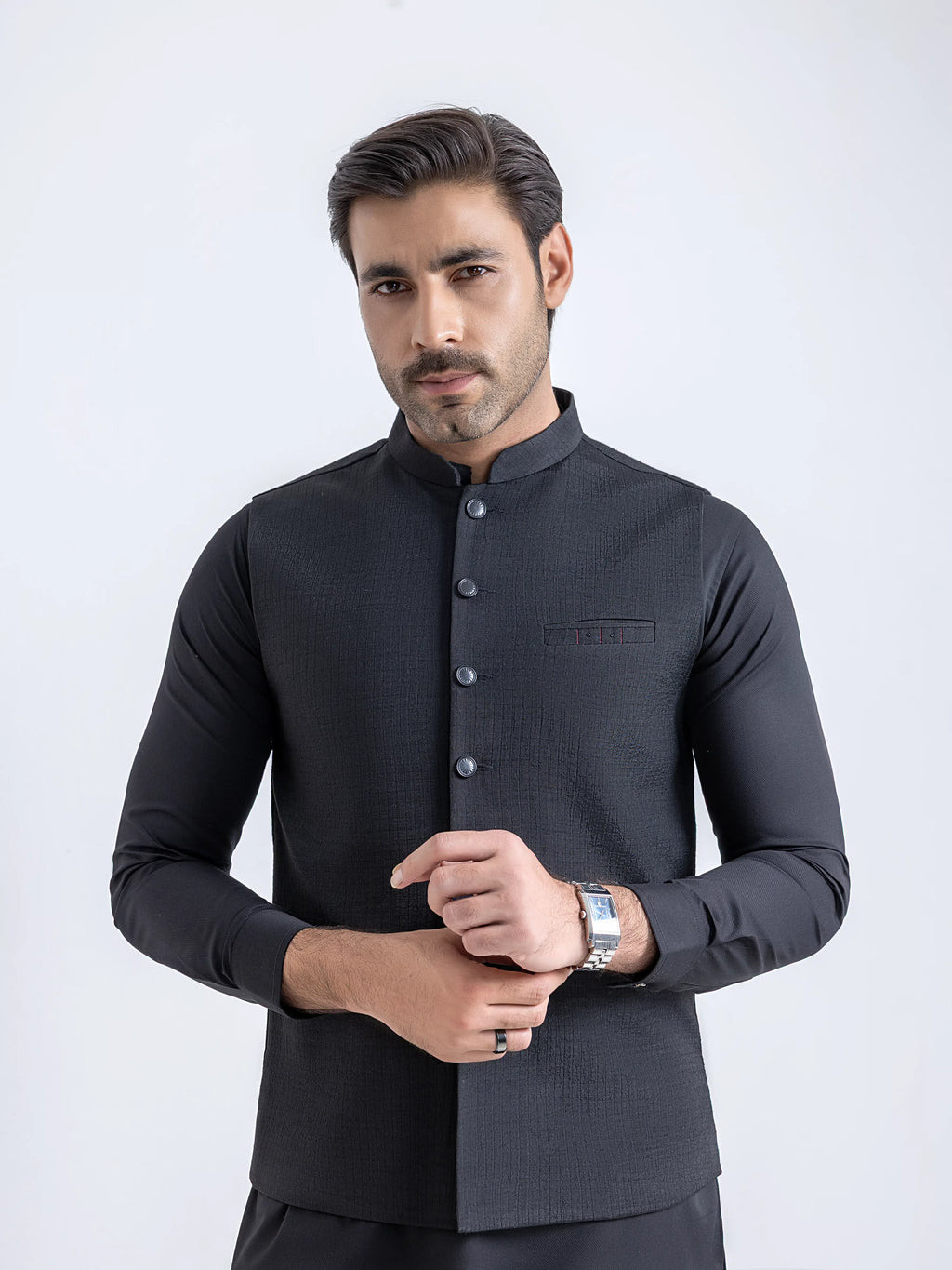 Plain Viscose Waistcoat - EMTWCP6-36016