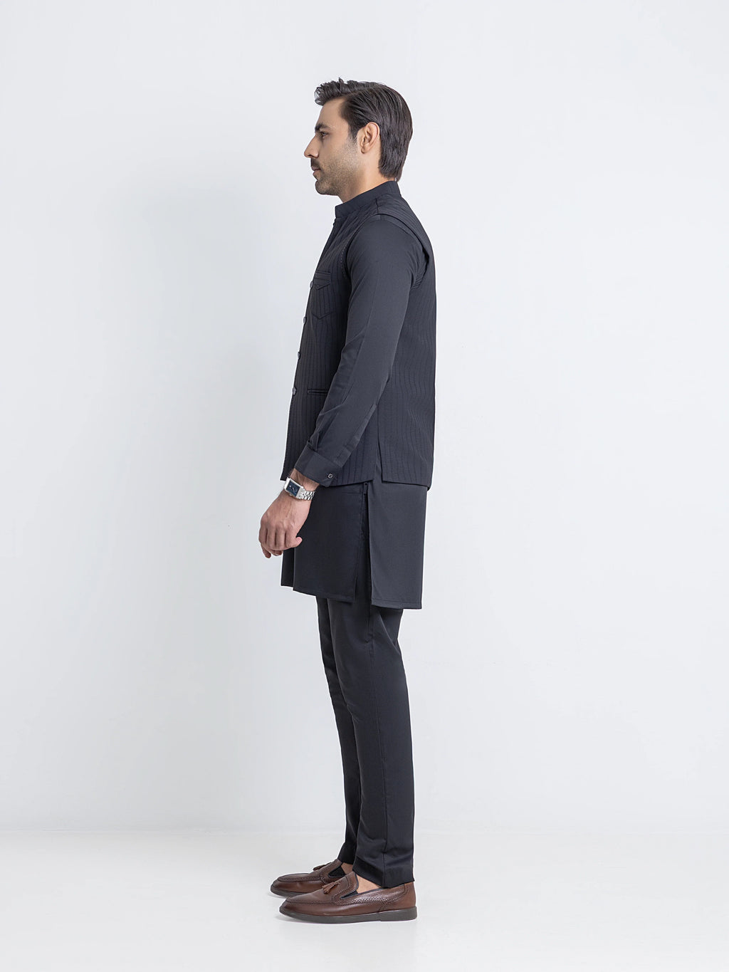 Plain Viscose Waistcoat - EMTWCP6-36018