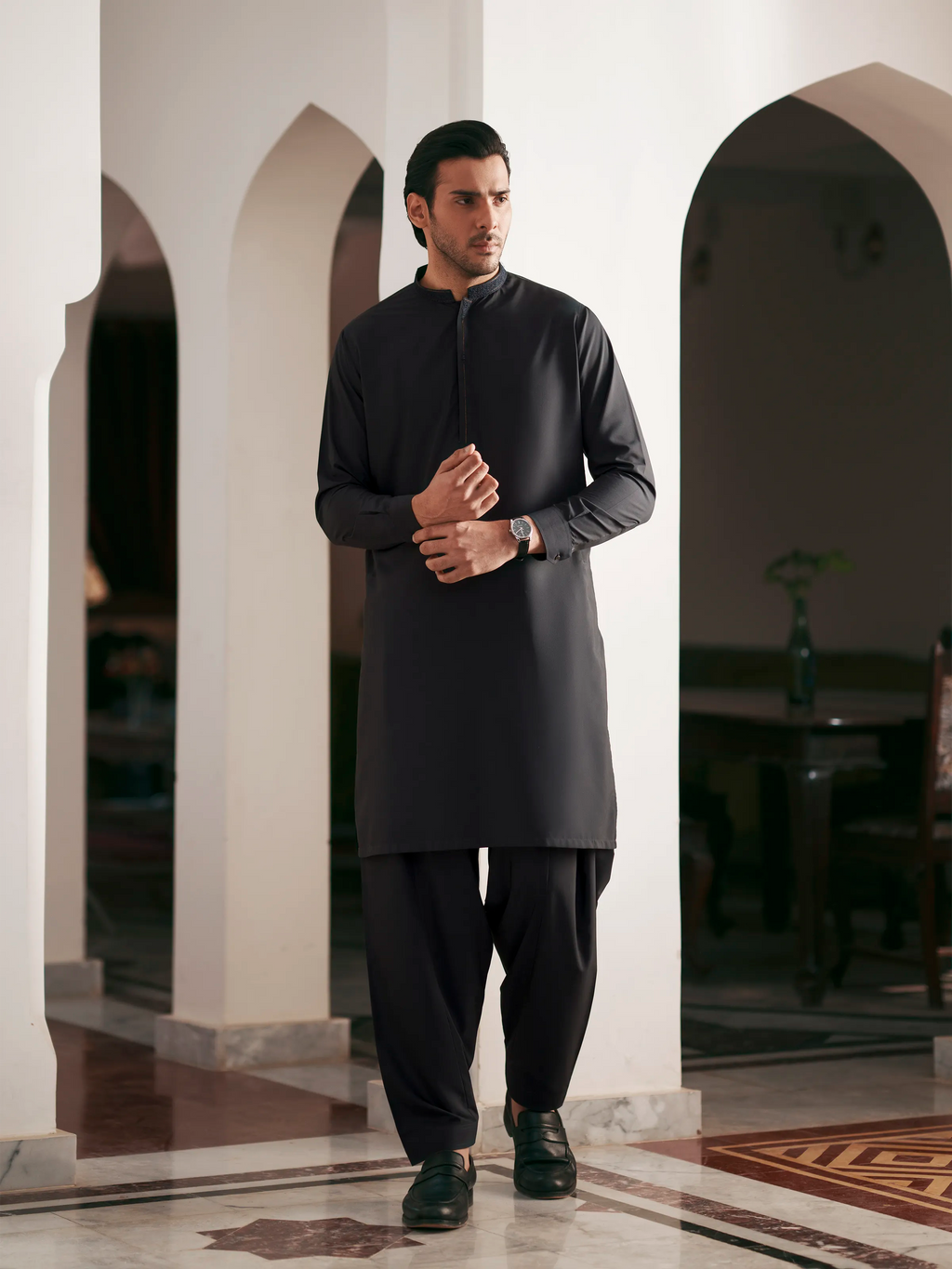 Embroidered Blended Shalwar Kameez - EMTKS5-41202