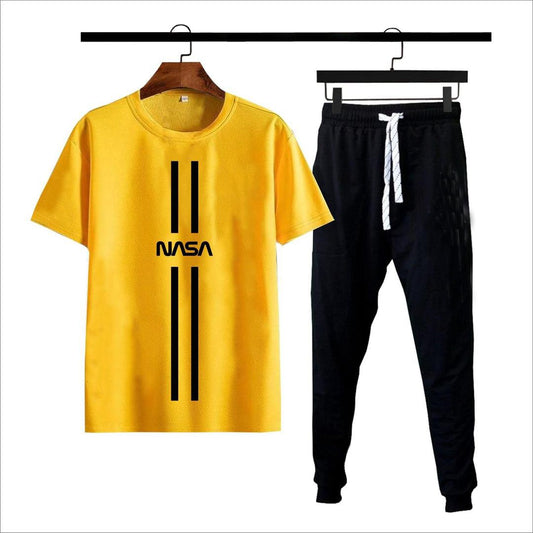 Premium Micro Men’s Tracksuit Nasa Print – Comfortable Sportswear | Gym & Workout Suit