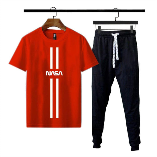 Premium Micro Men’s Tracksuit Nasa Print – Comfortable Sportswear | Gym & Workout Suit