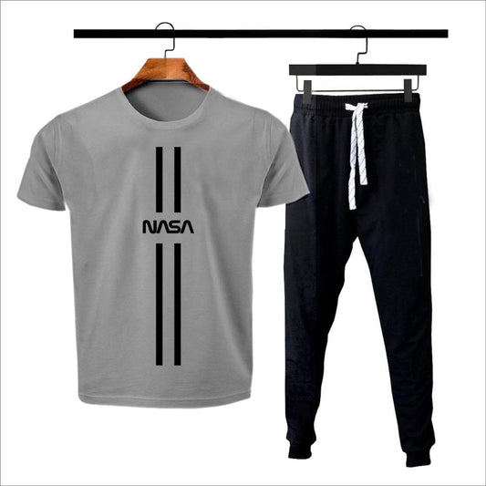 Premium Micro Men’s Tracksuit Nasa Print – Comfortable Sportswear | Gym & Workout Suit