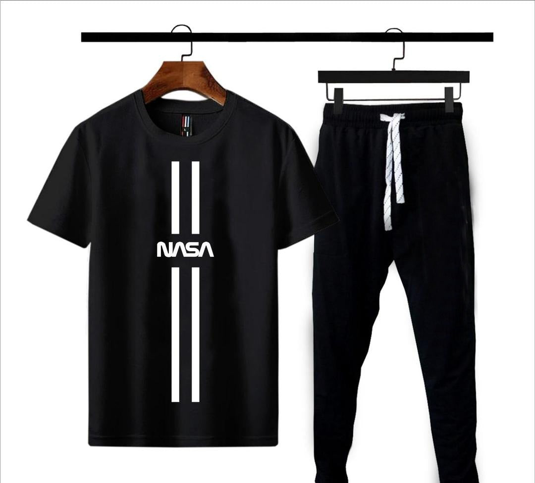 Premium Micro Men’s Tracksuit Nasa Print – Comfortable Sportswear | Gym & Workout Suit